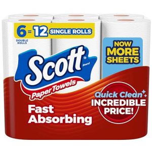 Scott Choose-A-Sheet Paper Towels – 6 Double Rolls
