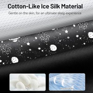 LOVE EYE Ice Silk Sleep Mask – Side Sleeper Friendly