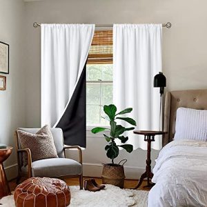 BGment 100% Blackout Curtains – Double Layer, Noise Reducing