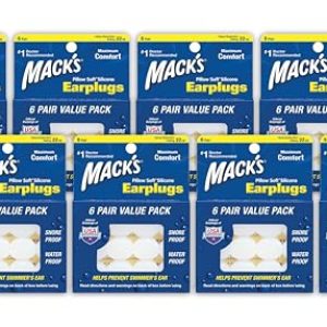 Mack’s Pillow Soft Silicone Earplugs – 48 Pairs Value