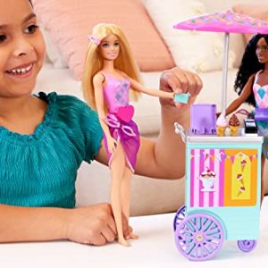 Barbie Beach Boardwalk Playset with 2 Dolls & 20+ Accessories
