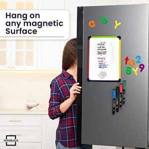 Portable 9″x12″ Magnetic Dry Erase Board for Kids & Students