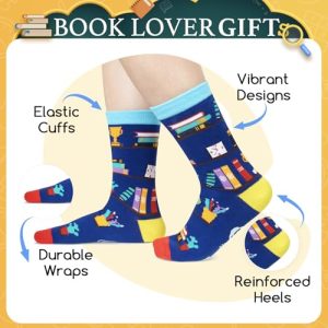 Zmart “I’m Reading” Book Lover Socks – Novelty Gift