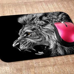 Nicokee Lion Gaming Mousepad – Black & White