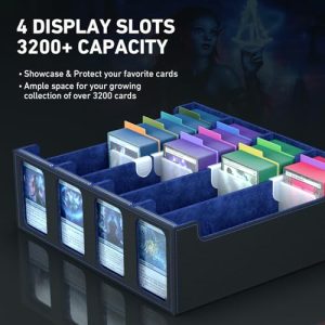 4-Row Trading Card Storage Box for 3200+ Cards