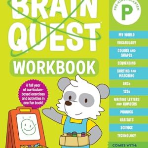 Brain Quest Pre-K Workbook: Early Learning & Fun