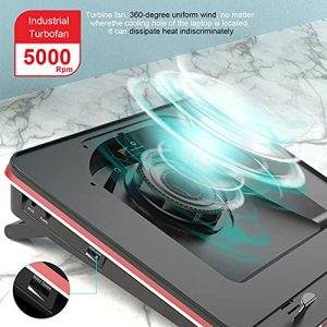 IETS GT500 Turbo-Fan Laptop Cooling Pad (5000 RPM)