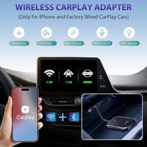 2025 Wireless CarPlay Adapter: Auto Connect for iPhone