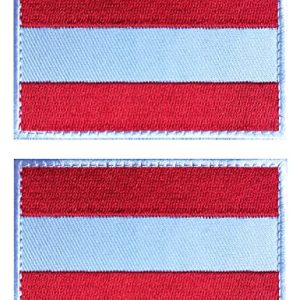 Austria Flag Tactical Patches (2-Pack) Hook & Loop