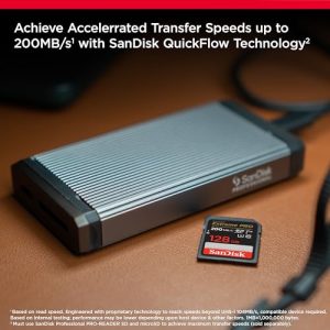 SanDisk 128GB Extreme PRO SDXC Card for 4K UHD