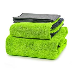 YeewayVeh Car Detailing Microfiber Towels – 3 Pack