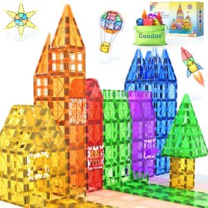 60-Piece Magnetic Building Tiles: STEM Kids Toy