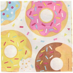 Donut Party Lunch Napkins - 16 Count, Multicolor