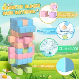 30PCS Magnetic Blocks: STEM Learning for Ages 3-6