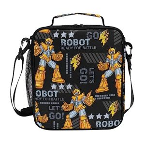 Robot Insulated Lunch Box - Kids, Teens & Adults