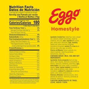Eggo Homestyle Waffles – Quick Frozen Breakfast 10ct