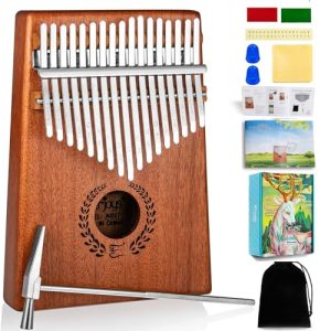 Everjoys Kalimba Thumb Piano: 17-Key Instrument Kit