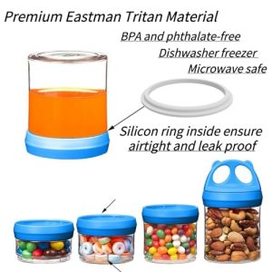 SELEWARE Stackable Food Storage Containers – BPA-Free