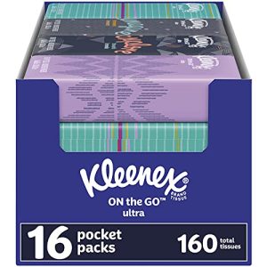Kleenex On-The-Go 3-Ply Tissues – 16 Travel Packs