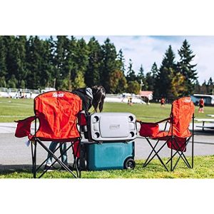 Coleman Portable Camping Chair with Cooler & Cup Holder