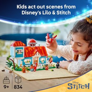 LEGO Disney Lilo & Stitch Beach House Building Toy 43268