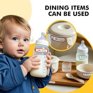 Reusable Self-Laminating Daycare Bottle Labels (64)