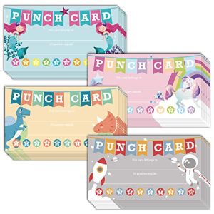Gooji 100-Pack Kids & Teacher Reward Punch Cards