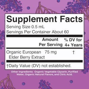 MaryRuth Organics Kids Elderberry Drops – Immune Support