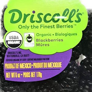 Fresh Organic Blackberries – 6 oz Punnet