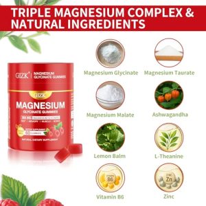 Sugar-Free Magnesium Glycinate Gummies 500mg – Vegan