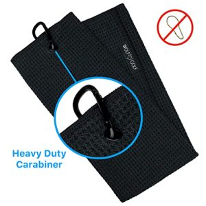 Best Grandpa by Par Golf Towel – Funny Embroidered Golf Gift