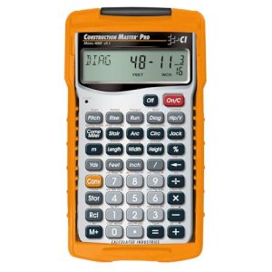 Construction Master Pro Calculator - Feet-Inch-Fraction