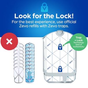 Zevo Flying Insect Trap Refill – Max & Standard – 4 Cartridges