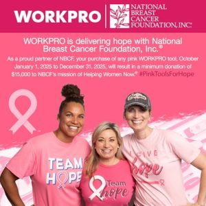 WORKPRO Pink 20V Cordless Drill Driver Kit with Bag