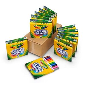 Crayola 120ct Bulk Ultraclean Broad Line Markers