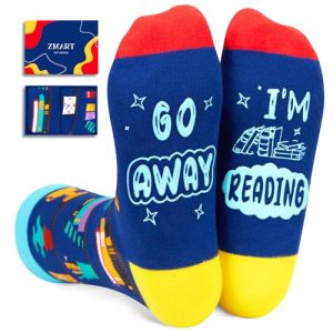 Zmart "I'm Reading" Book Lover Socks - Novelty Gift