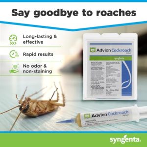 Advion Cockroach Gel Bait – 4 Tubes for Pest Control