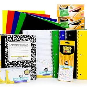 High School Writing Essentials Bundle – 51 Pc. School Supplies