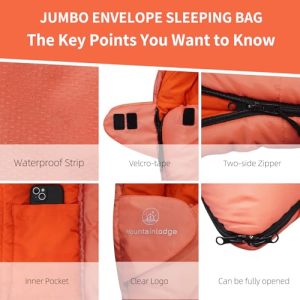 VESPERBUDDY Jumbo Sleeping Bag – All Weather Comfort