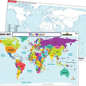 Teacher The World Map Learning Mat