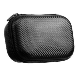 ZIPIT Black Carbon Hard Pencil Box Organizer