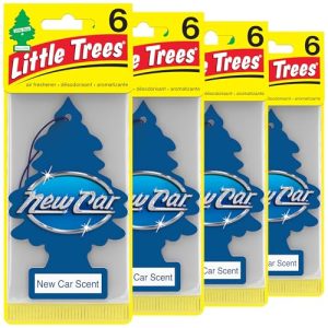 LITTLE TREES New Car Air Freshener - 24 Pack Long Lasting