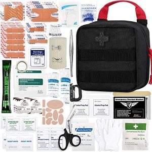 Everlit 180-Pc Tactical First Aid Kit IFAK Molle