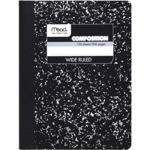 Mead Wide Ruled Composition Notebook - 100 Sheets