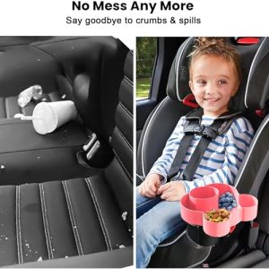 BlueOrigin Car Seat Snack Tray – Kids Travel Food Plate
