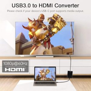 Fululuer USB to HDMI Adapter for PC, Laptop, MacBook