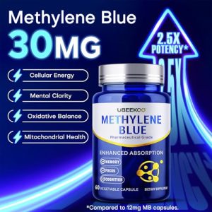 UBEEKOO Methylene Blue: Cellular Health & Cognitive Boost