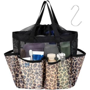 F-color Mesh Shower Caddy: Portable Dorm Organizer & Tote