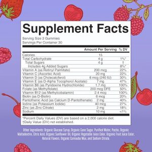 MaryRuth Organics Kids Multivitamin Gummies – Vegan, 60 Count