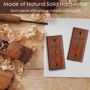 SNIGJAT 2-Pack Hardwood Guitar Wall Mount Hanger